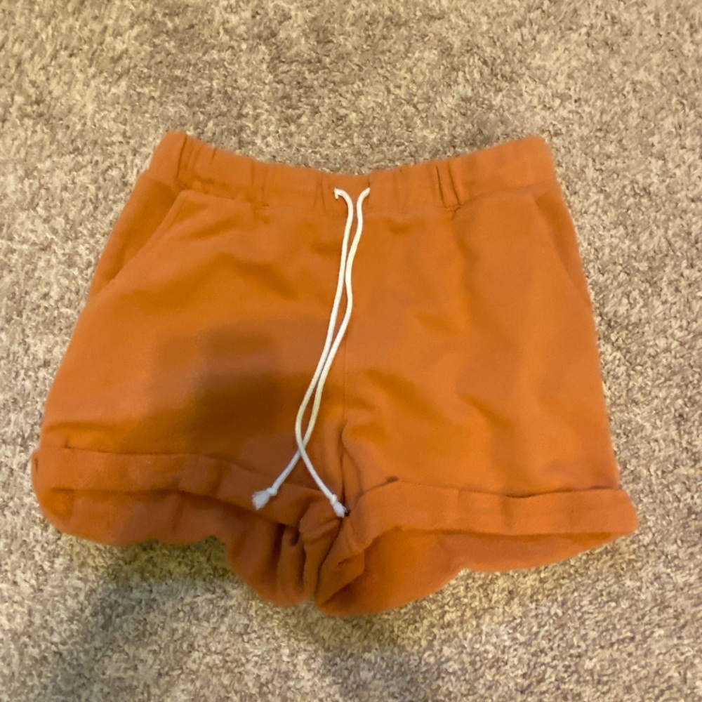 Forever 21 burnt orange top and shorts